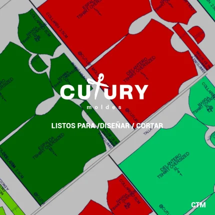 "visualizacion moldes todas las tallas s m l xl"